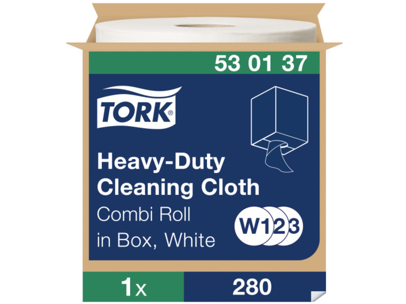 Czyściwo TORK 530137 Trudne zabrudzenia 106m Biały